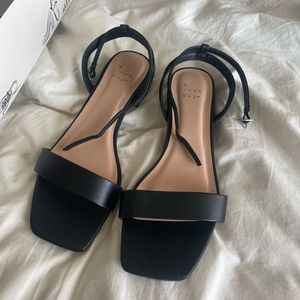 A new day black heels (NEW WITH BOX)